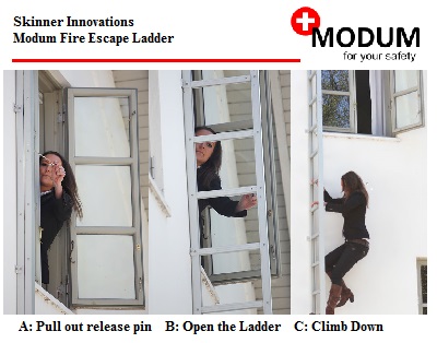Modum Permanent Fire Escape Ladder