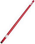 Red HST compatible extension pole for Skinner Innovations heat detector testers.