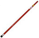 Red HST compatible extension pole for Skinner Innovations heat detector testers.