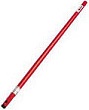 Red HST compatible extension pole for Skinner Innovations heat detector testers.